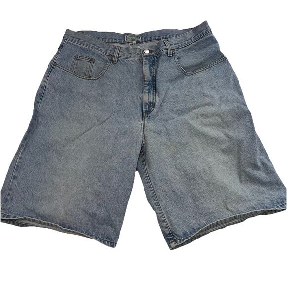 GUESS Jean Shorts Mens Size 40 Baggy Jorts Hip Hop Dad True Vintage Streetwear - Picture 1 of 13